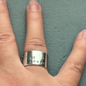 Be Brave Inspirational Ring